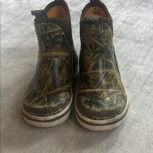 Kids Camouflage Slip-On Shoes